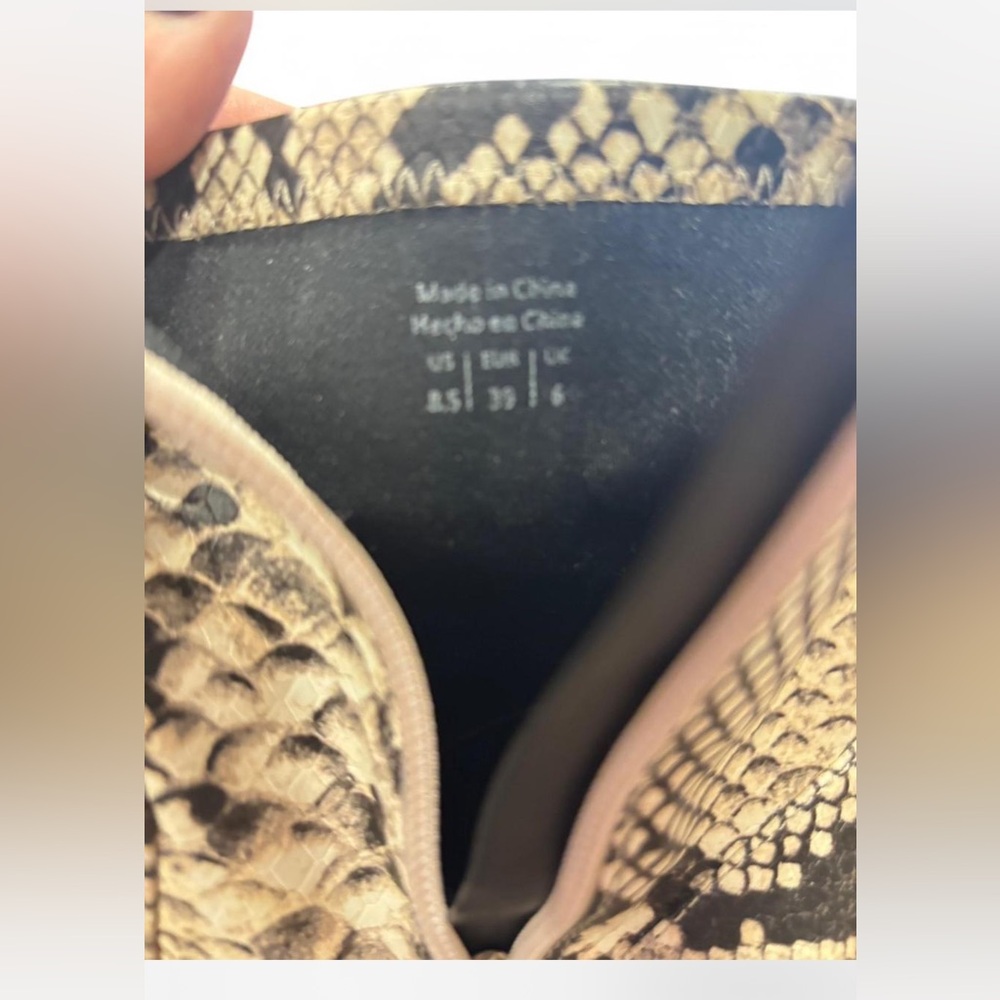 Call it Spring Snakeskin Pattern Ankle Boots - Picture 4 of 4